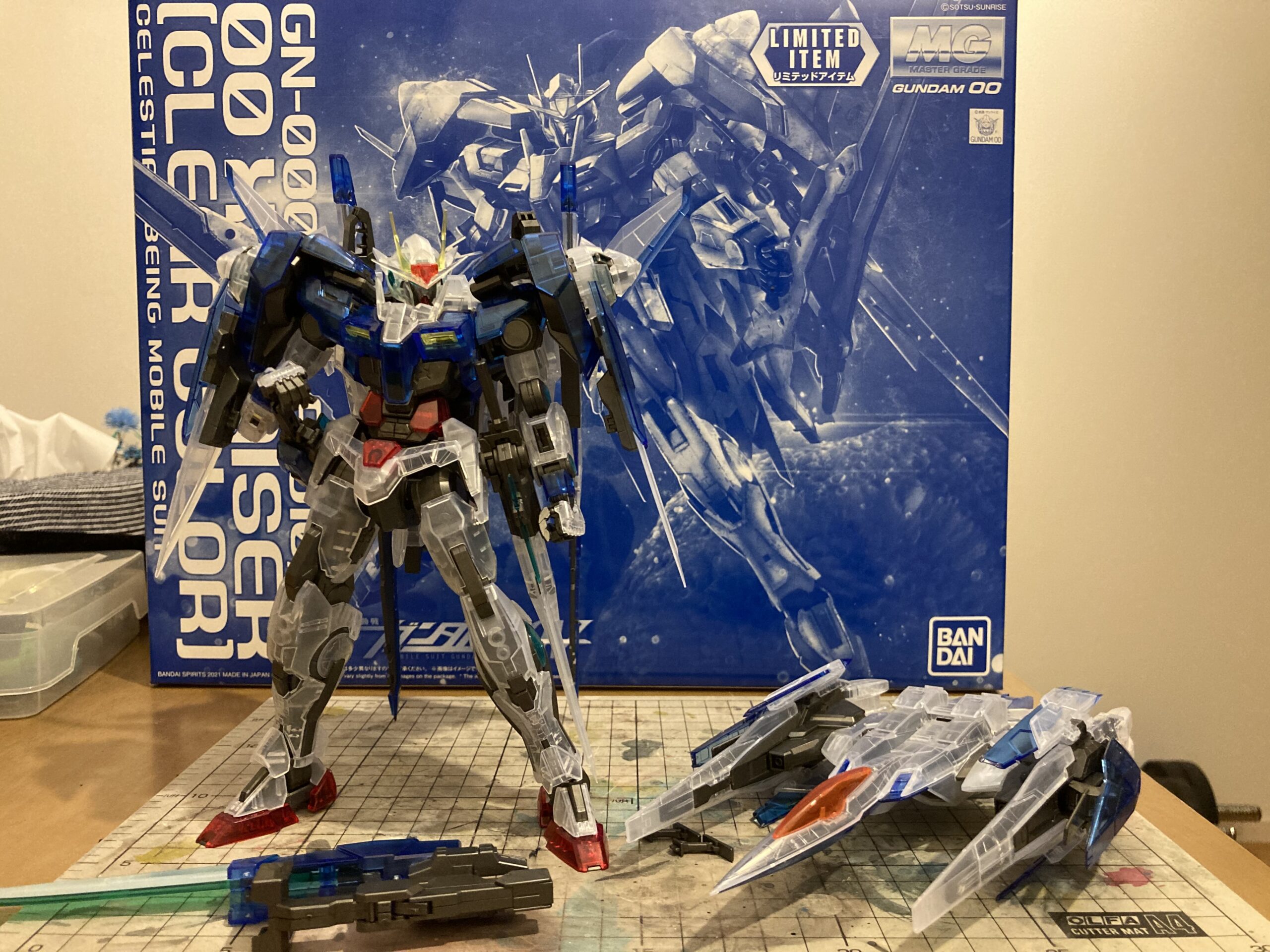 人気再入荷 MG MG ダブルオーザンライザー（クリアカラー） 模型